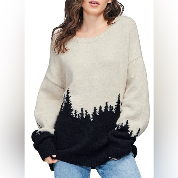 Wildfox Couture Horizon Daytrip Sweater in Rainy Day - Picture 2 of 10